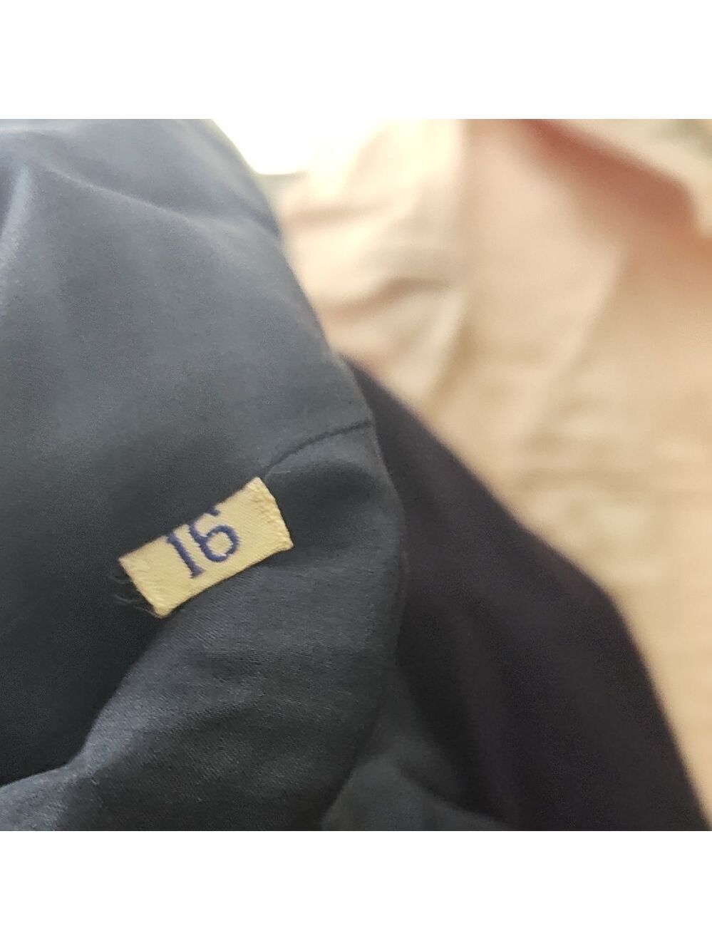 Classic Navy Blazer with Rounded Collar K - Picture 5 of 5